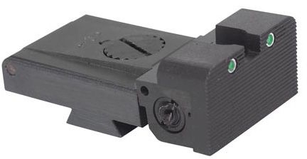 Kensight TRT 1911 Trijicon Tritium Insert Night Sight w/ Rounded Blade Black - Kensight