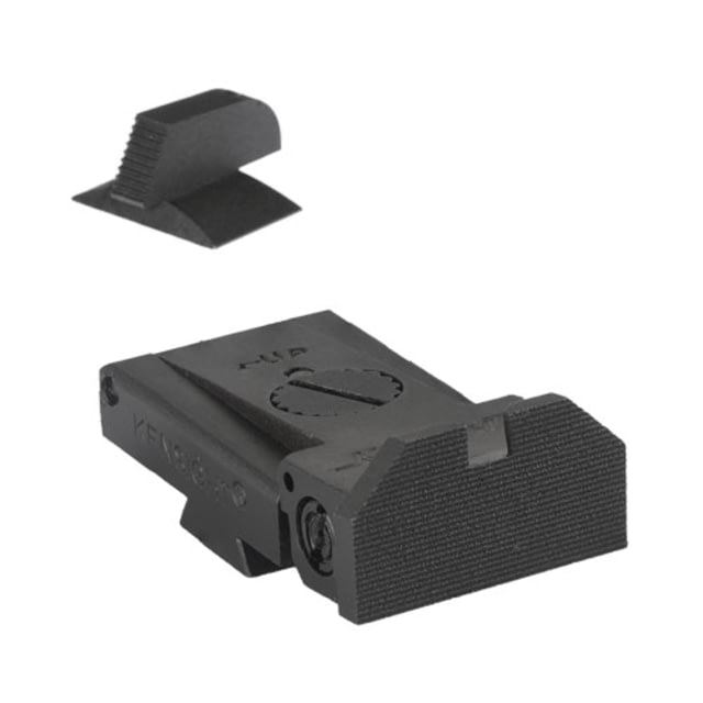 Kensight LPA TRT Beveled Contoured Pistol Sight 1911 Rear/Front Black - Kensight