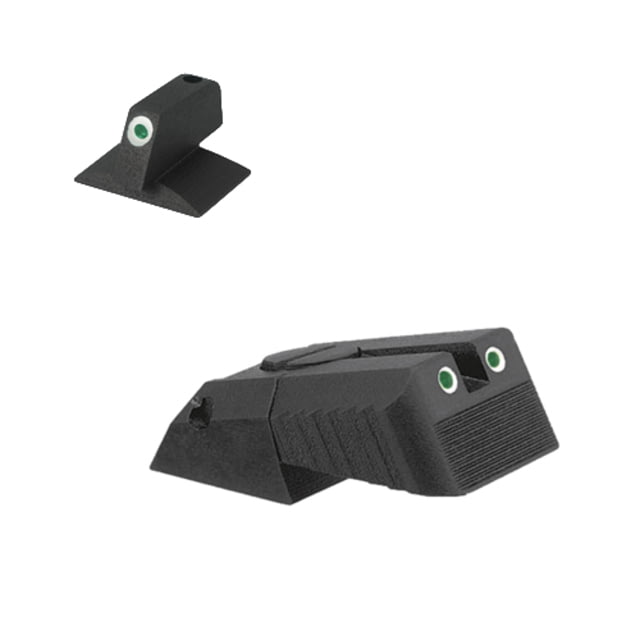 Kensight Springfield Serrated Blade Tritium Rear Sight 0.200in Tall Black 971-629