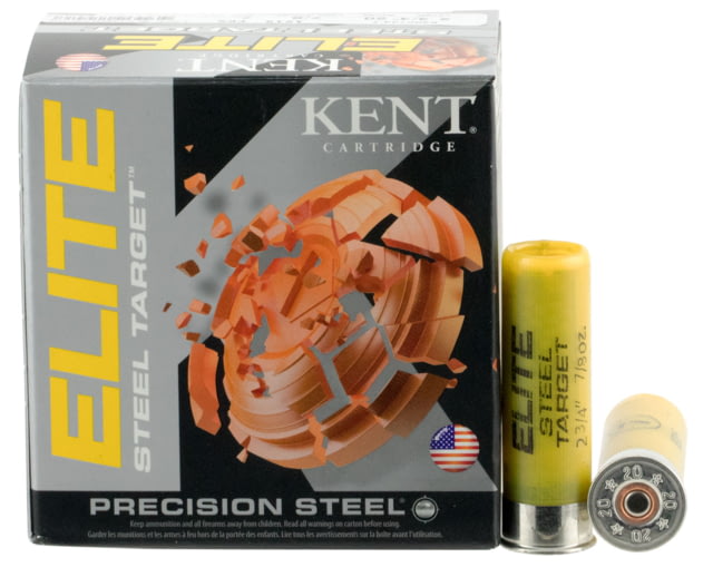 t Cartridge Elite Steel Target 20 Gauge 7/8oz 2.75in Shotgun 25 Rounds Ammo
