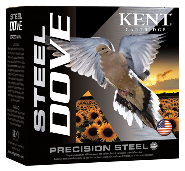 t Cartridge Steel Dove 20 Gauge 7/8 Oz 2 3/4in Shotgun 25 Rounds Ammo