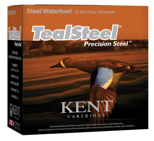 Kent Cartridge Teal Steel Waterfowl 20 Gauge 1 Oz 3in 6 Shot Shotgun Ammo 25 Rounds