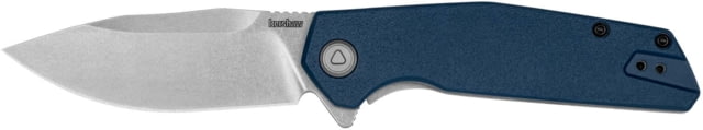 Kershaw Lucid Folding Knife 3.2in 8CR13MoV SS Plain Edge Clip Point Blue Glass-Filled Nylon Handle - Kershaw