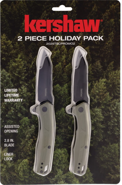 Kershaw 2pc Holiday Pack Linerlock A/O KS7018 - Kershaw