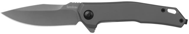 Kershaw Helitack Folding Knife 3.26 in 8CR13MoV SS Drop Point Blade Gray Hanlde