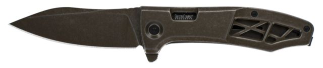 Kershaw Boilermaker Assisted Folding Knife 3.3in 8Cr13MoV Drop Point Blade Stainless Steel Handle - Kershaw