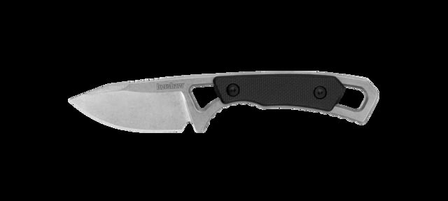 Kershaw Brace Folding Knife 2in 8Cr13MoV Drop Point Blade Stainless Steel Handle