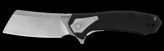 Kershaw Bracket Assisted Folding Knife 3.4in 8Cr13MoV Cleaver Blade Glass-Filled Nylon Front/Stainless Steel Back Handle