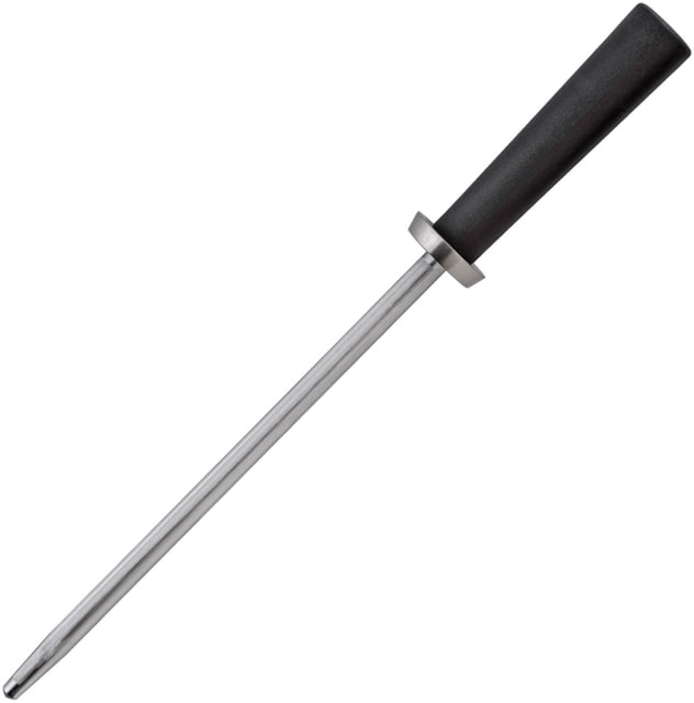 Kershaw Combination Honing Steel 13.5in Overall Black Tpe Handle Built In Angle Guide 9in SS Rod With Smooth And Micro-Ribbed Surfaces Boxed With - Kershaw