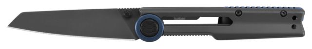 Kershaw Decibel Folding Knife 3in 8Cr13MoV Reverse Tanto Blade Stainless Steel Handle - Kershaw
