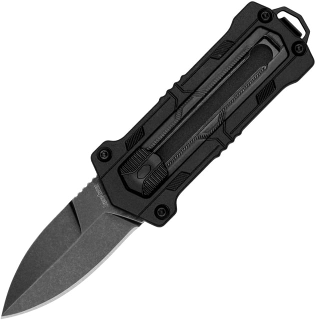 Kershaw Kapsule Sliding Button Lock 1.88 in Folding Knife Black glass filled nylon - Kershaw Knives
