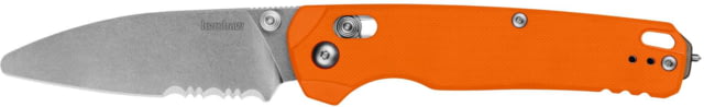 Kershaw Bel Air XL Folding Knife 3.25in CPM MagnaCut Sheepsfoot G10 Orange Handle