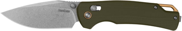 Kershaw Proximal Folding Knife 3.15in D2 Steel Drop Point G10 Olive Handle