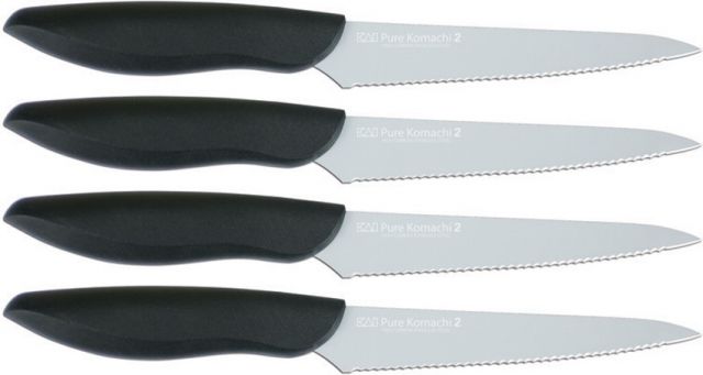 Kershaw Pure Komachi 2 4 Piece Serrated Steak Knife Set 81142 - Kershaw