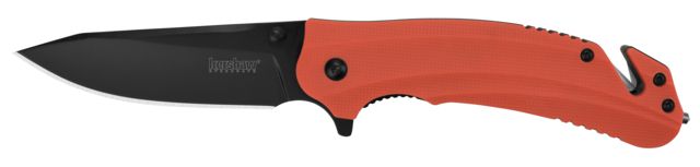Kershaw Barricade Assisted Folding Knife 3.5in 8Cr13MoV Drop Point Blade Glass-Filled Nylon Handle