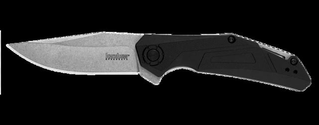 Kershaw Camshaft Assisted Folding Knife 3in 4Cr14 Clip Point Blade Glass-Filled Nylon Handle