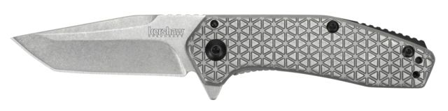 Kershaw Cathode Assisted Folding Knife 2.25in 4Cr14 American Tanto Blade Stainless Steel Handle Box