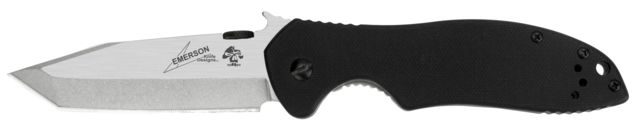 Kershaw Emerson CQC-7K Folding Knife 3.25in 8Cr14MoV American Tanto Blade G10 Front/410 Stainless Steel Back Handle