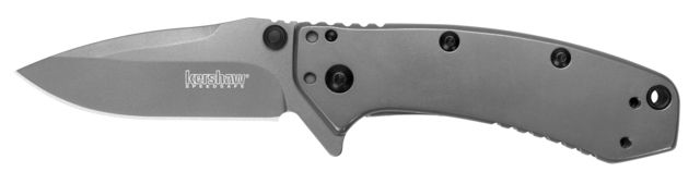 Kershaw Cryo Assisted Folding Knife 2.75in 8Cr13MoV Drop Point Blade Stainless Steel Handle Box