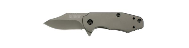 Kershaw Ember Assisted Folding Knife 2in 8Cr13MoV Drop Point Blade Stainless Steel Handle Box - Kershaw