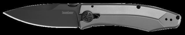 Kershaw Innuendo Folding Knife 3.3 in 8Cr13MoV Drop Point Blade Stainless Steel Silver Handle - Kershaw