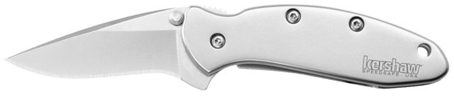 Kershaw Kershaw Chive Assisted Folding Knife 1.9in 420HC Drop Point Blade 410 Stainless Steel Handle Box - $72.79 at Optics Planet