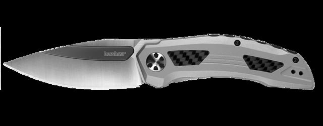 Kershaw Norad Folding Knife 3.3in D2 Drop Point Blade Stainless Steel/Carbon Fiber Inserts Handle - Kershaw