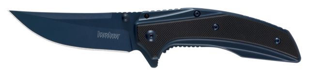 Kershaw Outright Assisted Folding Knife 3in 8Cr13MoV Trailing Point Blade Stainless Steel/G10 Overlay Front Handle