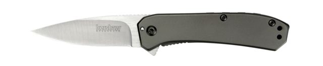 Kershaw Amplitude Assisted Folding Knife 2.5in 8Cr13MoV Drop Point Blade Stainless Steel Handle Box - Kershaw
