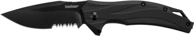 Kershaw Lateral Folding Knife 3.10in D2 Drop Point Black GRN Black GRN