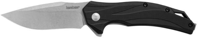 Kershaw  Lateral Folding Knife 3.10in D2 Drop Point Black GRN Black GRN - Kershaw