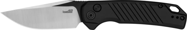 Kershaw Launch 23 Automatic Folding Knife 3.3 in CPM 154 Trailing Point Blade 6061-T6 Aluminum Black Handle - Kershaw