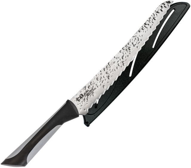 Kai Housewares Luna Bread Fixed Blade Knife 8.5in Stainless Steel Serrated Edge Black Synthetic Handle - Kai Housewares