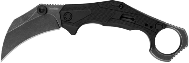 Kershaw Outlier Karambit Knife 2.6in 8Cr13MoV Black-Oxide BlackWash Blade Gary GFN Handle
