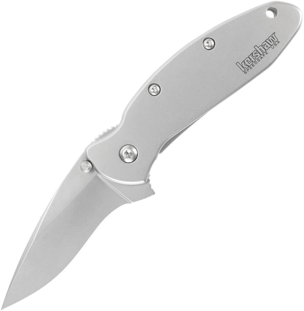 Kershaw Scallion Framelock Second Assisted Opening Folding Knife 2.5 in Stainless Steel Bead Blast Finish Stainless Handle - Kershaw
