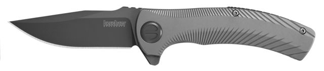 Kershaw Seguin Assisted Folding Knife 3.1in 8Cr13MoV Drop Point Blade Stainless Steel Handle Box - Kershaw