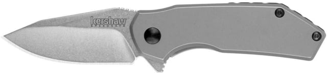 Kershaw Valve Folding Knife 2.25in 4Cr13 Steel Blade Silver Handle - Kershaw