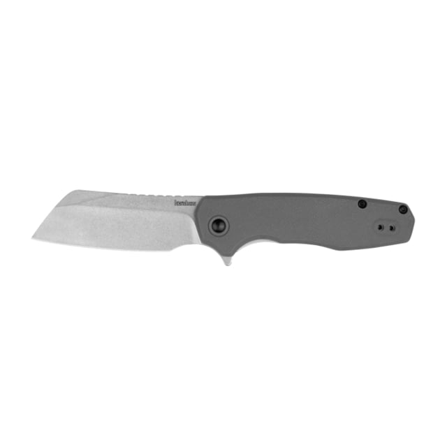 Kershaw Assisted Opening Folding Knife 2.8in 8Cr13MoV Steel Gray Glass Filled Nylon Handle Silver