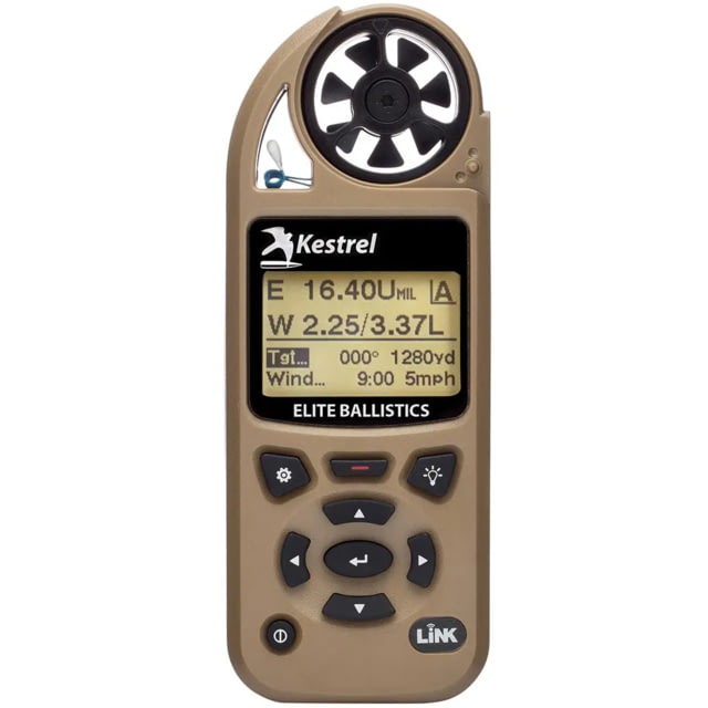 Kestrel Elite Weather Meter with Applied Ballistics with LiNK Desert Tan
