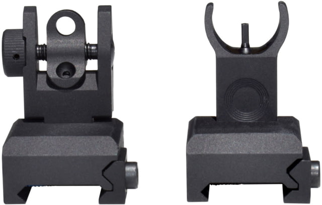 Kexuan 1 in Basic Tactical Flip Up Front and Rear Sight Set 1 in Black - Kexuan