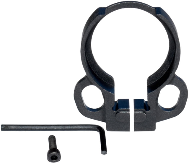 Kexuan Aluminum Receiver End Plate w/Dual Sling Clip Type Adapters for .223/5.56/.308 Buffer Tubes Black - Kexuan
