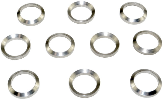 Kexuan AR-10 .308 Crush Washer Set 10 Piece 5/8x24 Silver - Kexuan
