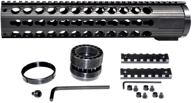 Kexuan Free Float KeyMod Handguard for .308 Low Profile Upper Receiver 12.5 in Black - Kexuan