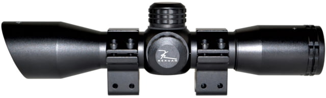 Kexuan Kexuan 4X32 Compact Scope w/ Dovetail Scope Rings 1 in Tube Red/Green 5 Line Reticle Black KX 4X32MLF-AG - Kexuan