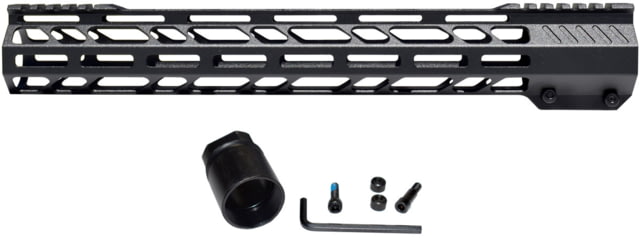 Kexuan M-LOK Free Float Handguard for .308 DPMS High Profile Uppers 15 in Black - Kexuan