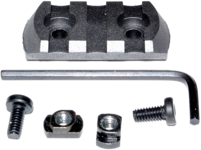 Kexuan M-LOK to Picatinny Adapter Rail Polymer 3 slots Black - Kexuan