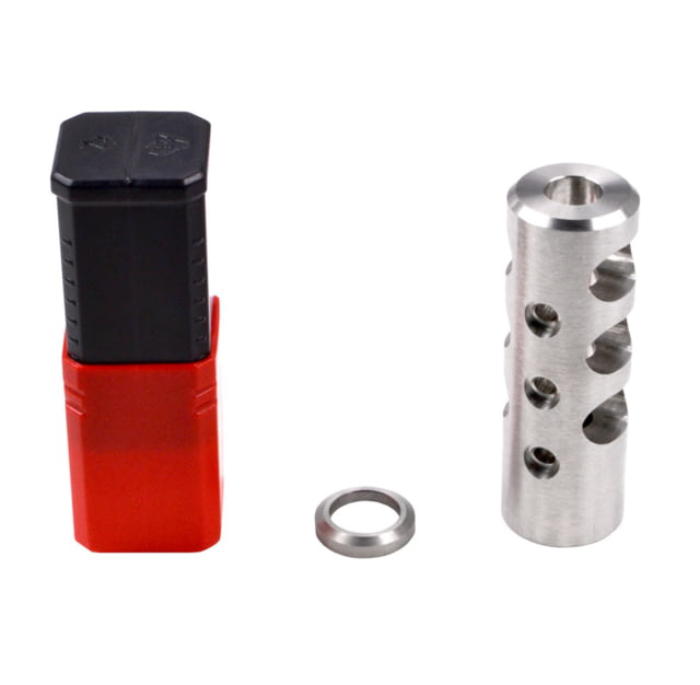 Kexuan Muzzle Brake Recoil Compensator for AR-10 .LR 308 5/8inx24 thread Stainless Steel