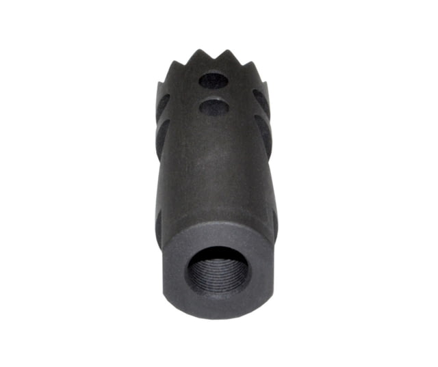 Kexuan Steel Competition Grade Muzzle Brake Recoil Compensator for AR-15 .223 1/2inx28 thread Gunmetal Black - Kexuan