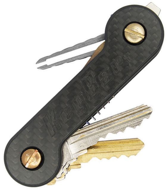 KeyBar Half Carved Carbon Fiber 3.5" overall - Keybar
