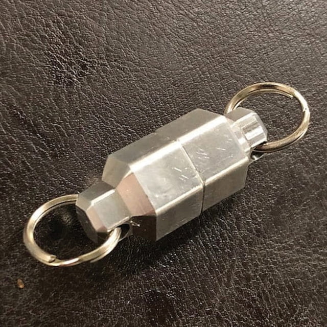 KeyBar MagNut Aluminum 1in Overall 0.5in Diameter Split Ring - Keybar
